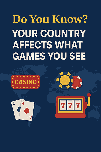 Country Affects What Games You See